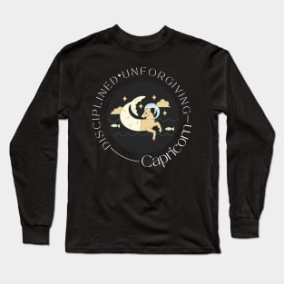 Capricorn Zodiac Sign Long Sleeve T-Shirt